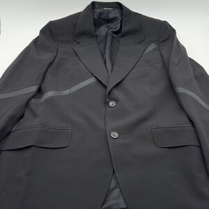 Versace Suit Jacket Size 50R IT 40 US Mens BLK Classic Dress Blazer 2 Button